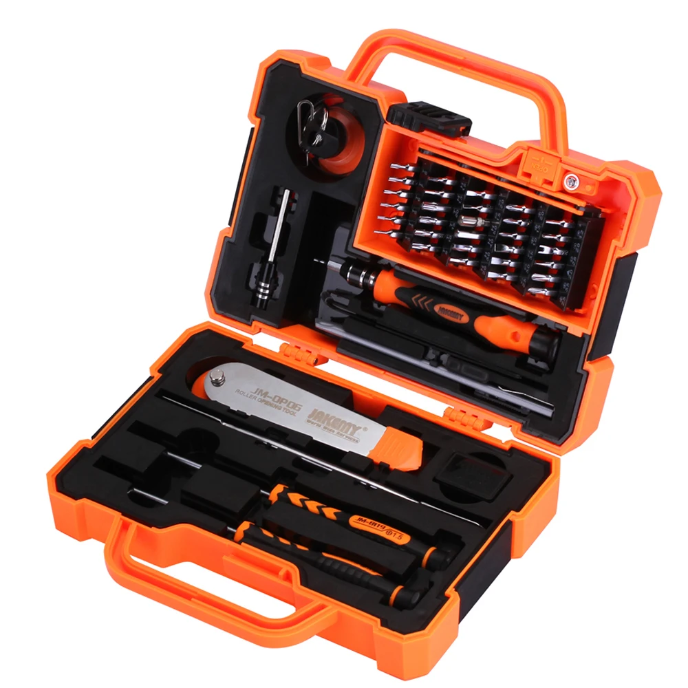 JAKEMY 45 in 1 Professional Tool Sets Screwdriver Multi Bits For Computer Mobile Phone Repair Tools Outillage Herramientas