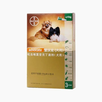 Bayer защитника преимущество мульти K9 Advantix блохи, клещей и комаров предупреждения для кошки и собаки - Цвет: DOG 0-4kg  0.4ml