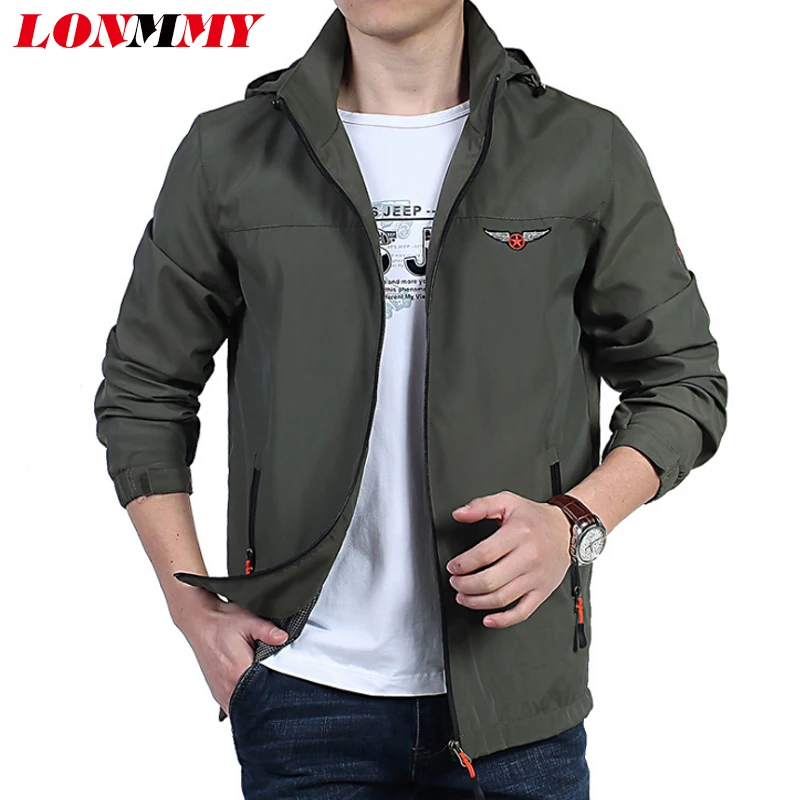mens thin windbreaker jacket