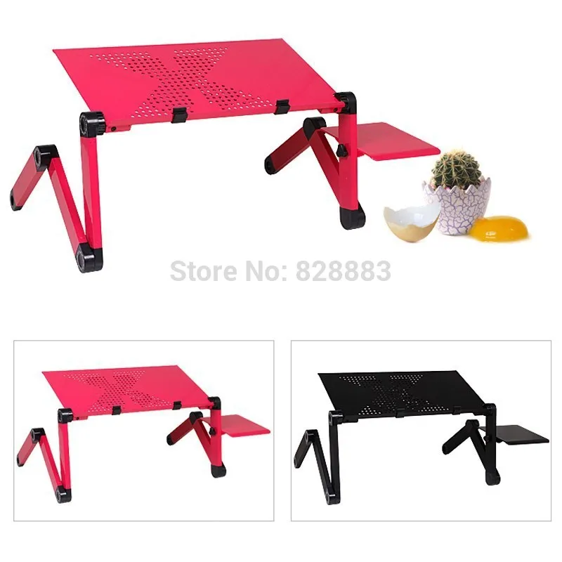 

Adjustable Multifunctional Large Folding Laptop Table Notebook Stand Desk Bed Sofa Tray 360 Rolling Portable Laptop Desk