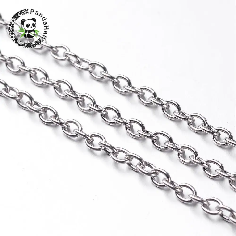 iron cross chains cable chains, Metal, come on reel, nickel free, link
