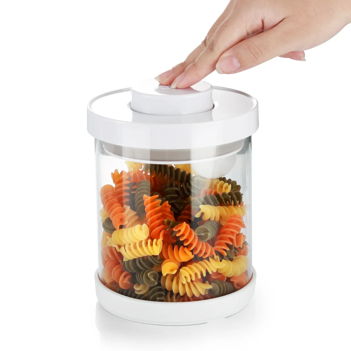 Glass Containers with Lid Sealed Cans Kitchen Storage Box Food Storage Container for Cereals/Formula/Spaghetti/Pasta/Noodles