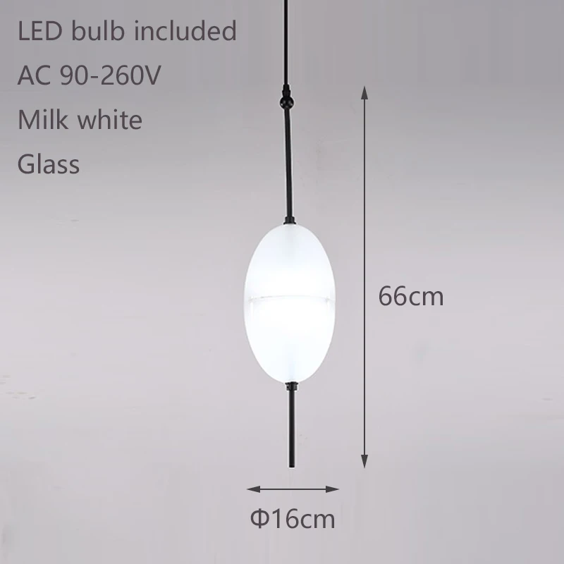 Современный Креативный каплевидный синий стеклянный подвесной светильник светодиодный арт-деко скандинавский белый подвесной светильник для гостиной кухни спальни - Цвет корпуса: YY-PDK226WhiteE