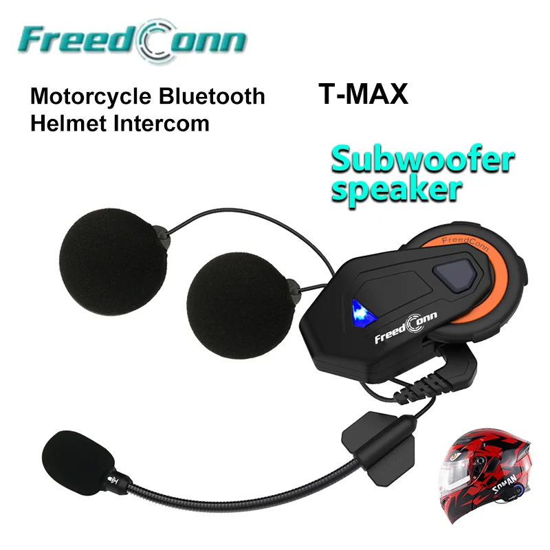 2 шт Bluetooth мотоциклетный шлем Интерком BT Велоспорт наушники наборы t-max