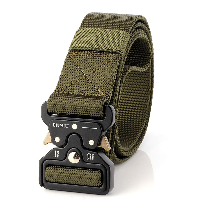 

Military Equipment Army Belt Men Tactical Designer Canvas Belts For Jeans Pants Casual Elastic Nylon Black Long Waist Belt
