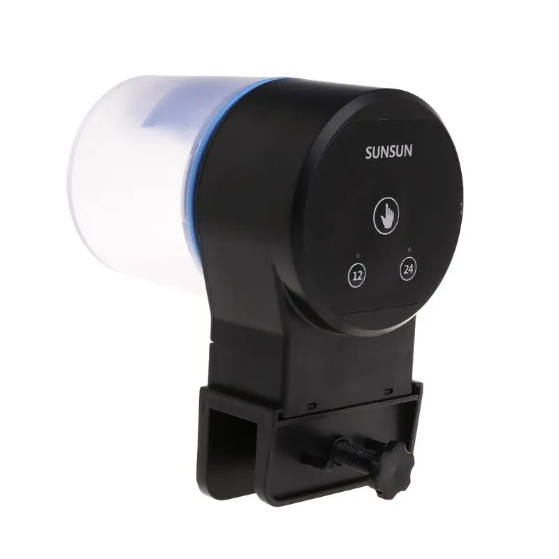 

Automatic Aquarium Feeder Intelligent Feeding Time Setting 12/24h Timer Fish Tank Smart Auto USB Rechargeable Food Dispenser