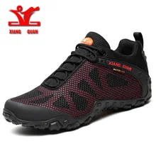 Xiangguan/Женская обувь для пешего туризма; обувь унисекс с дышащей сеткой; уличная спортивная обувь для бега; Мужская нескользящая обувь для пар