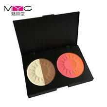 4 цвета темная кожа пудра для основы макияжа Водонепроницаемый контур лица матовая Минеральная рассыпчатая пудра палитра роскошный макияж