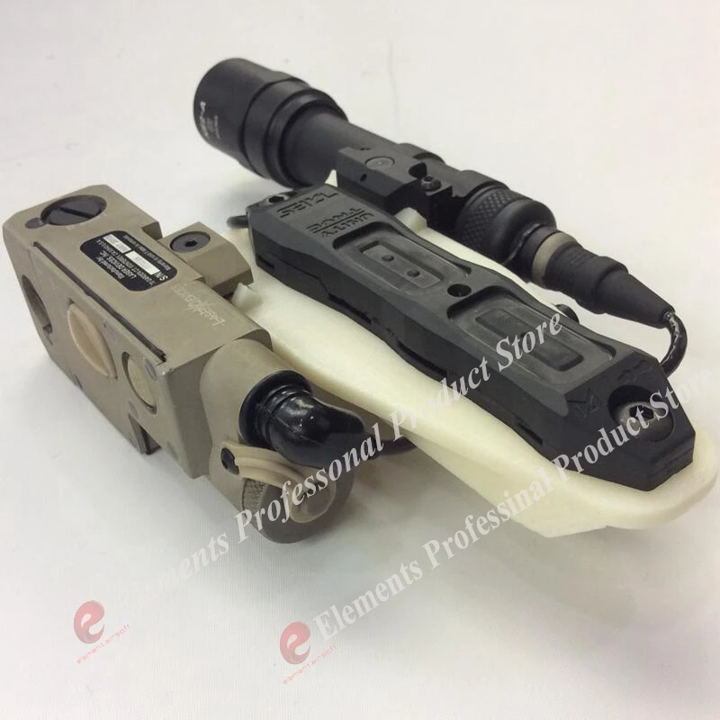 Elemento airsoft lanterna tática peq 15 laser