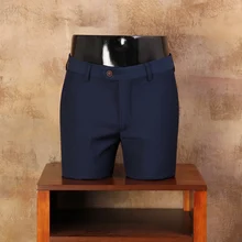 Новинка года; сезон весна-осень; модные облегающие мужские повседневные брюки; прямое платье для мужчин; синий деловой костюм; узкие брюки для мужчин; CBKZ026