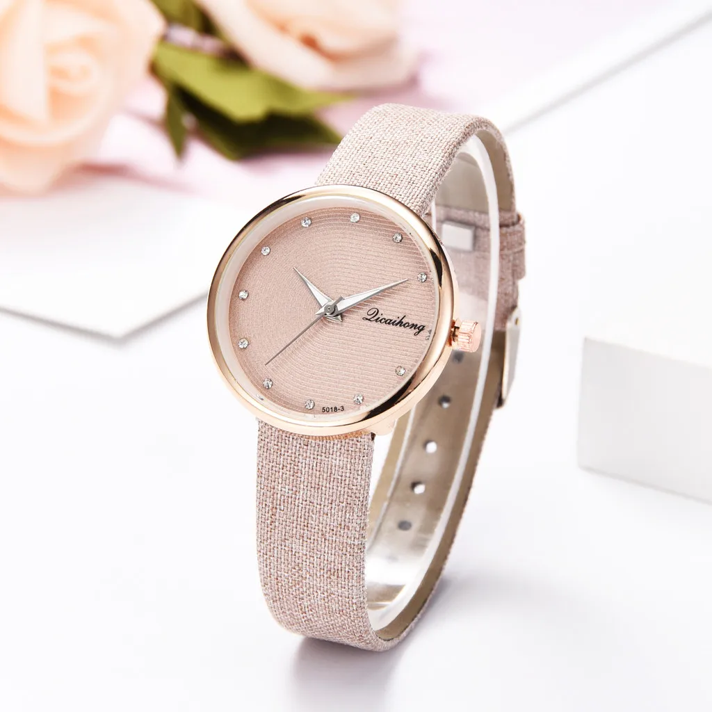 

LIcaihong Fashion Simple Brand Women Watch Casual Monochrome Leather Strap Ladies Clock Quartz Wrist Watches zegarek damski
