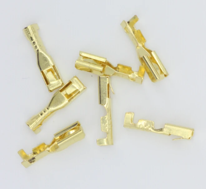 

100 PCS 2.8mm Crimp Terminal Automobile connector terminals The Female Plug Terminal Copper