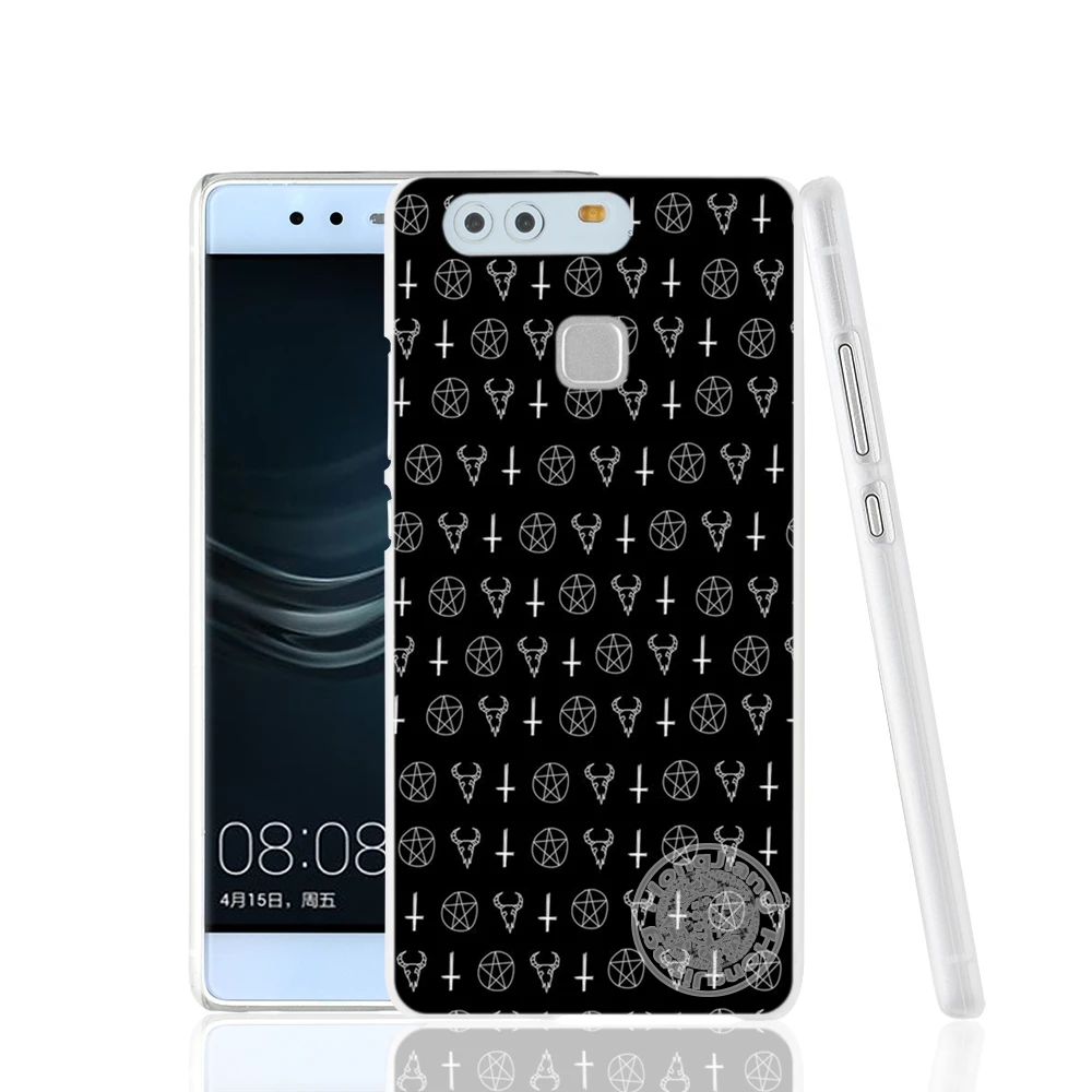 HAMEINUO сатанический страшный чехол с черепом для телефона huawei Ascend P7 P8 P9 P10 lite plus G8 G7