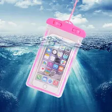 Водонепроницаемый чехол для телефона, Универсальный Водонепроницаемый Чехол для телефона, снегозащитная сумка для улицы, для 3,5-6 дюймового мобильного телефона, светящийся