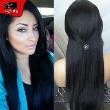 Wig for Black Women Brazillian Straight Hair 8-24inch Glueless Lace Front Human Hair Wigs 130% Destiny Wig Caps for Making Wigs