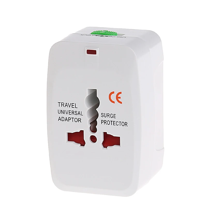 

Universal Travel AC Power Charger Adapter Plug Converter 2 USB Port AU UK US EU