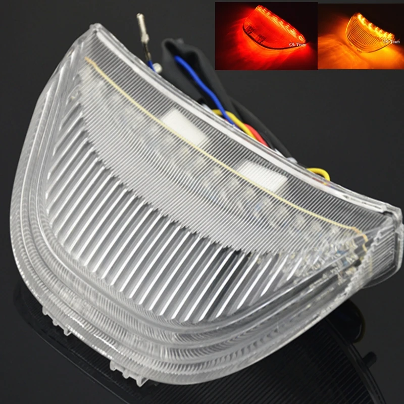 Motorcycle Integrated LED Brake Tail Light Turn Signals for CBR600RR 2003-2006/CBR1000RR 2004-2007 05 turn lights Free Shipping |
