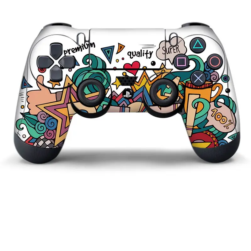 04 Защитная крышка-лягушка для PS4 контроллера для Playstation 4 Pro Slim Decal аксессуары 15 видов стилей - Цвет: 04