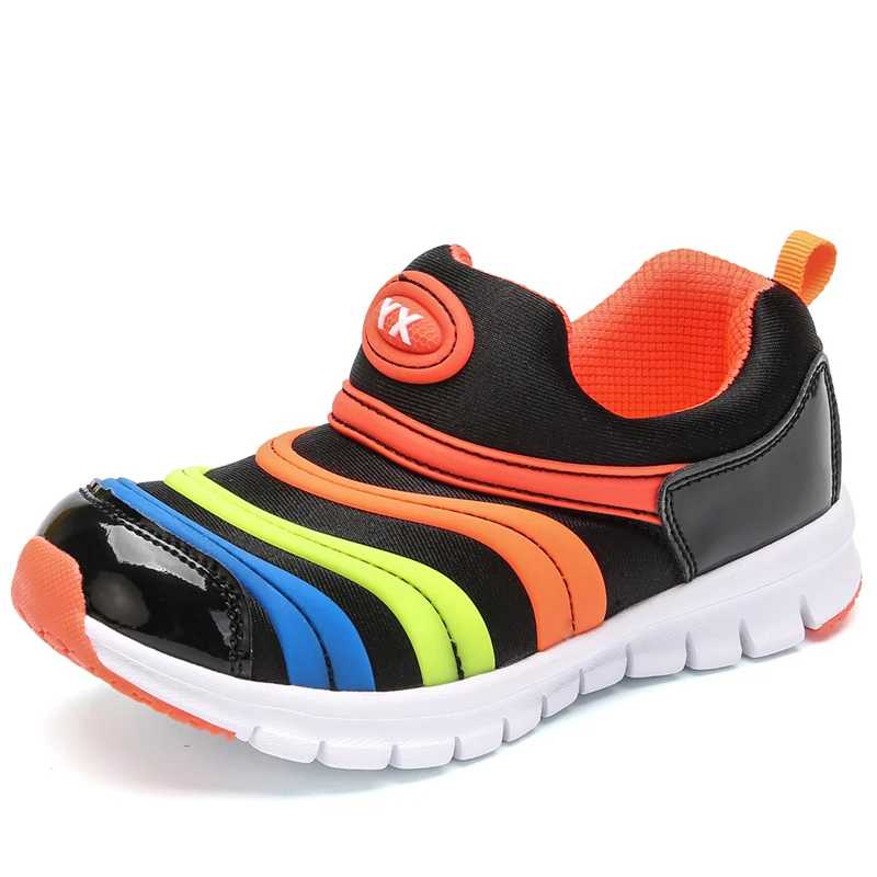 New Spring&summer Child Casual Shoe Child Flat Sneakers Boy&girls Plush Band Caterpillar Shoes