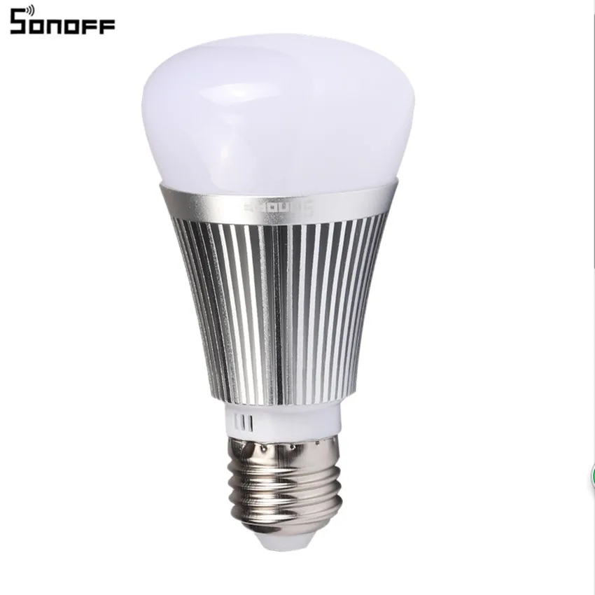 

Sonoff B1 Smart Wifi Dimmable E27 LED Lamp RGB Color Light Timer Bulb Wifi Switch Home Automation Remote ON/OFF Works With Alexa