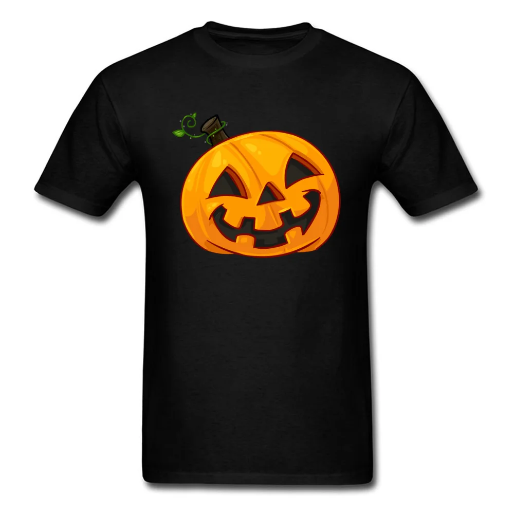 

Lasting Charm Halloween Pumpkin Men Black Sports T-shirt Design Short Sleeve Clothes Short Sleeve Simple