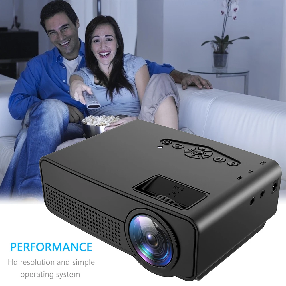 Salange UC38 البسيطة HDMI USB AV SD. 700 لومينز المسرح المنزلي ، الأطفال التعليم ، الوالدين والطفل المحمولة العارض مع هدية Salange UC38 البسيطة HDMI USB AV SD. 700 لومينز المسرح المنزلي ، الأطفال التعليم ، الوالدين والطفل المحمولة العارض مع هدية