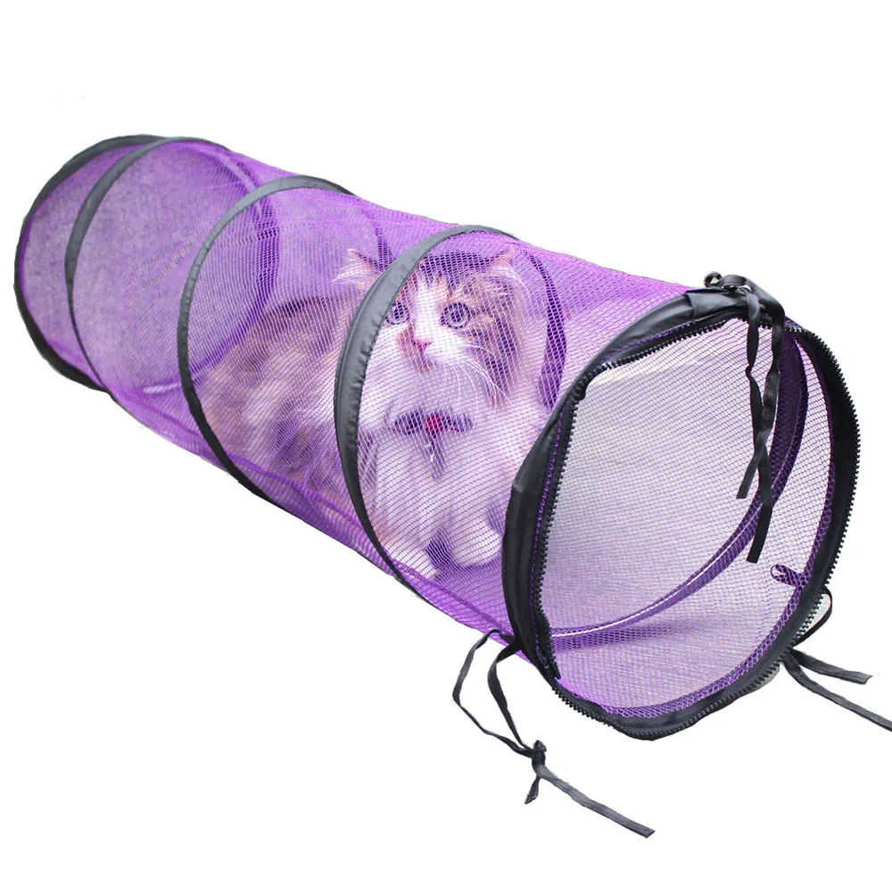 FCollapsible Cat and Dog Tunnel,Dog Agility Tunnels,Fun Kitten Tent Toyscat and dogcat cattoys