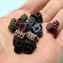 12 шт./партия, милые маленькие матовые накладные Когти для волос, детские прекрасные заколки для волос, заколки для волос, повязки на голову, детские модные аксессуары для волос