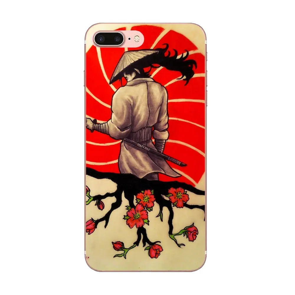 Мягкий чехол для Xiaomi Mi3 Mi4 Mi4C Mi4i Mi5 Mi 5S 5X 6 6X A1 Max Mix 2 Note 3 4 Japan The Samurai Ninja|Бамперы| |