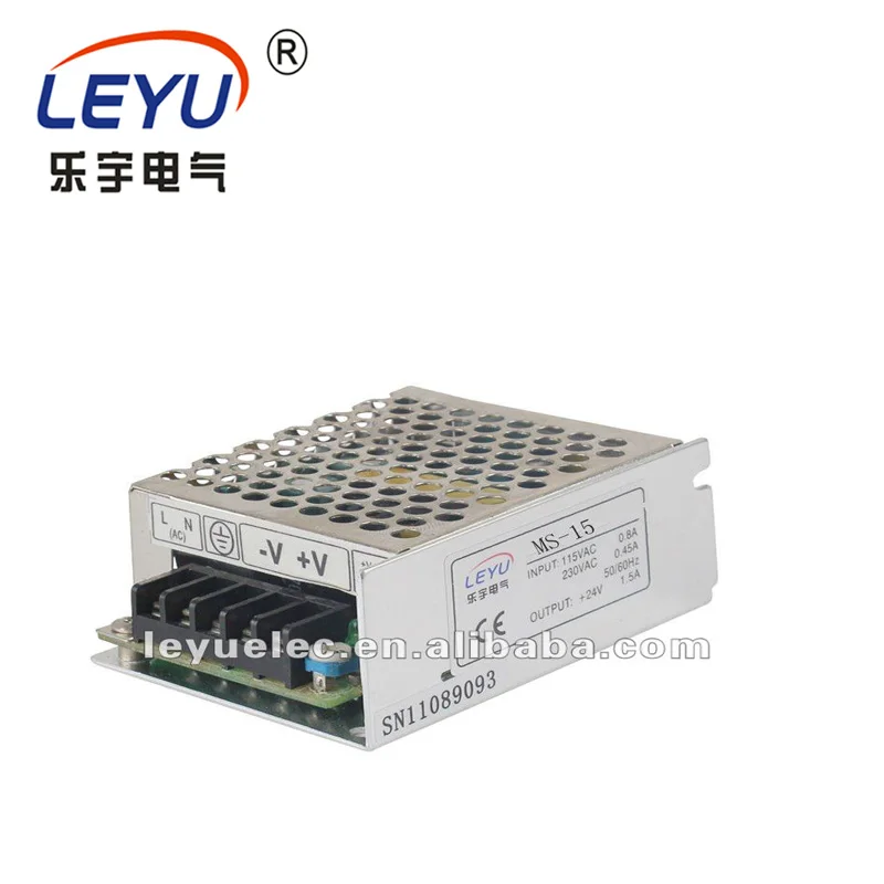 

Hot sell MS-15-5 ac dc 5v single output Mini size high frequency SMPS