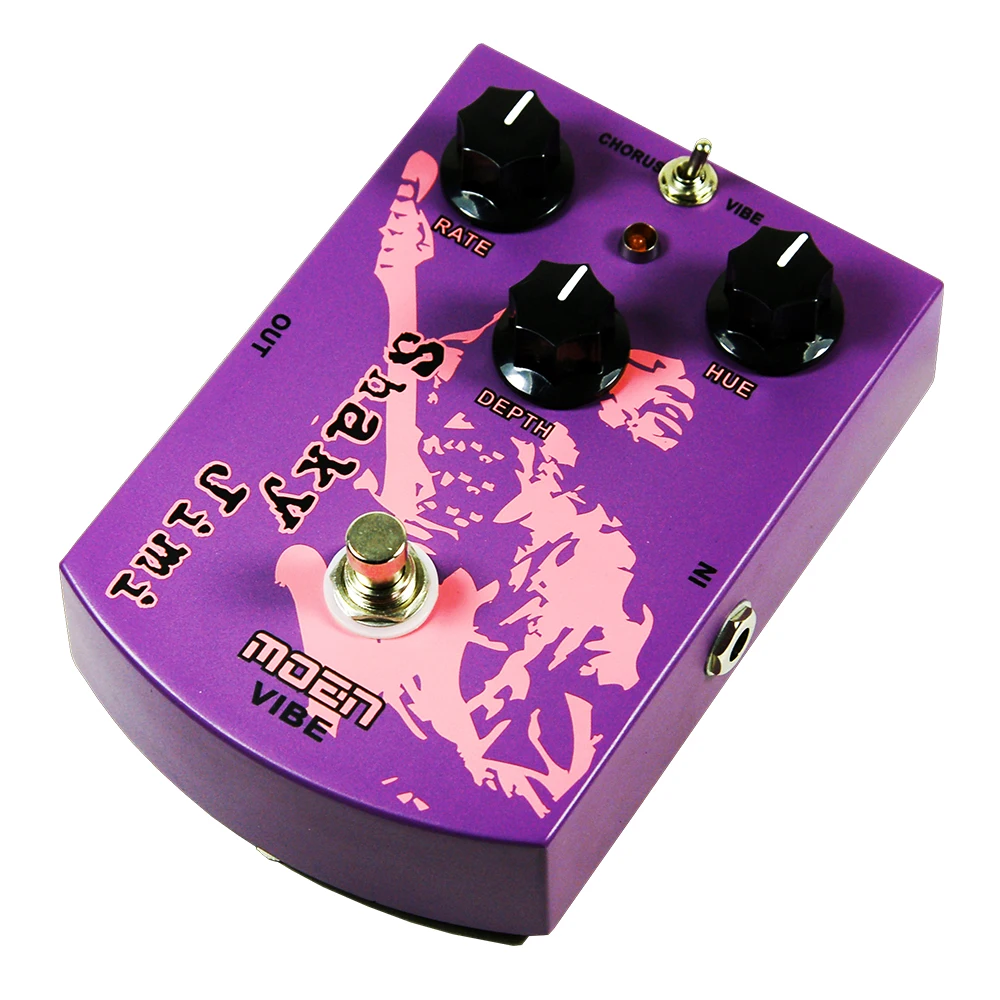 Moen Shaky Jimi Vibe Chorus Vibrato Effect Pedal Electric Guitar Effects MO VB True Bypass