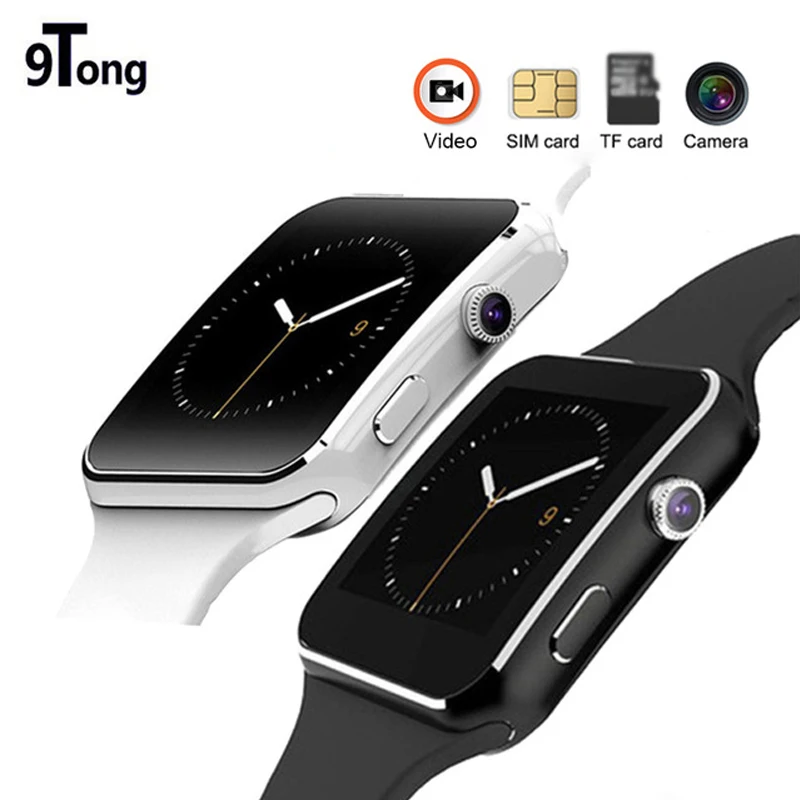 

X6 Bluetooth Smart Watch Sport Watch For IPhone Android Phone With Camera Support SIM Card Wristwatch PK GT08 A1 DZ09#C0