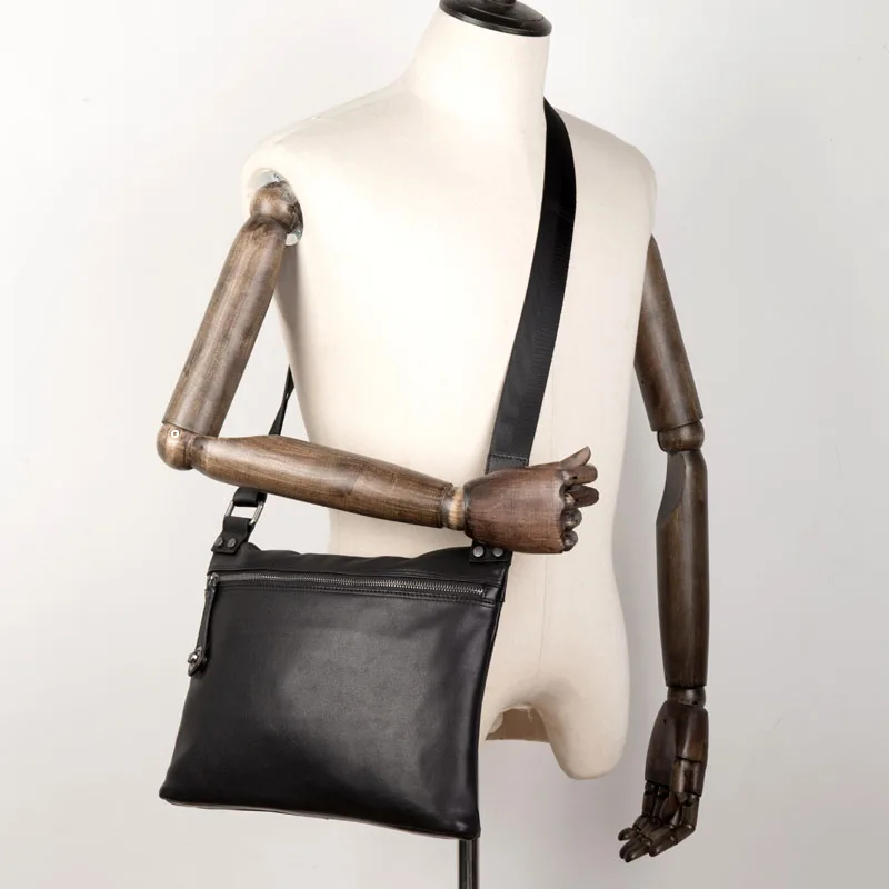 AETOO Business casual suede leather messenger bag casual leather shoulder bag vegetable tanned leather bag