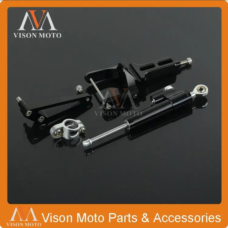 

CNC Steering Damper Set Stabilizer With Bracket Assemblly For Honda CB1300 03 04 05 06 07 08 09 10 11