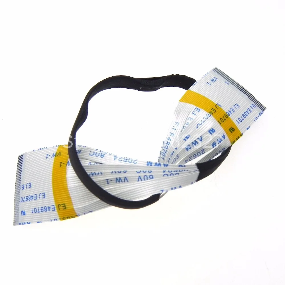 Ultra flex FFC cable 40pin 0.5mm pitch 228mm length A type stiffener length 5mm conductor length 4mm 7 cuts 8 parts 4