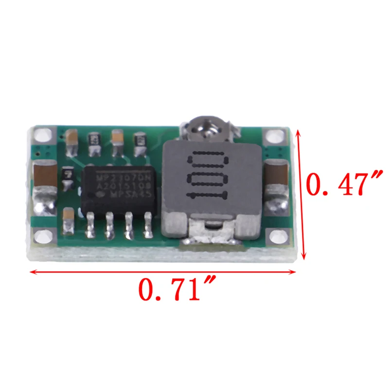 

1Pcs step down converter volt regulator 3A Mini DC-DC Step Down Converter Volt Regulator 5V-23V TO 3.3V 6V 9V 12V