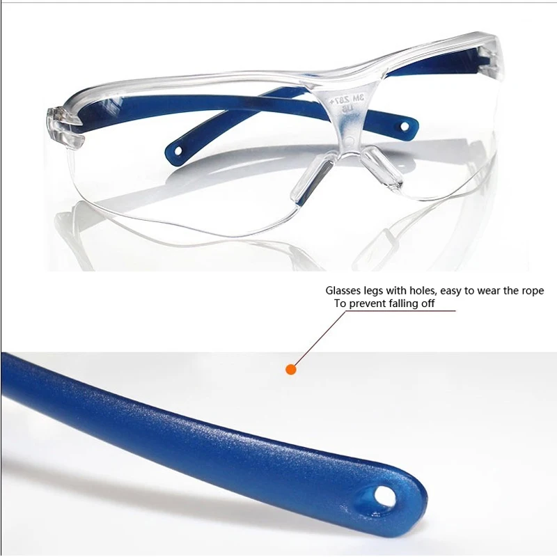 3M 10434 защитные очки, очки, анти-ветер, анти-песок, анти-туман, анти-пыленепроницаемые прозрачные очки, защитные очки