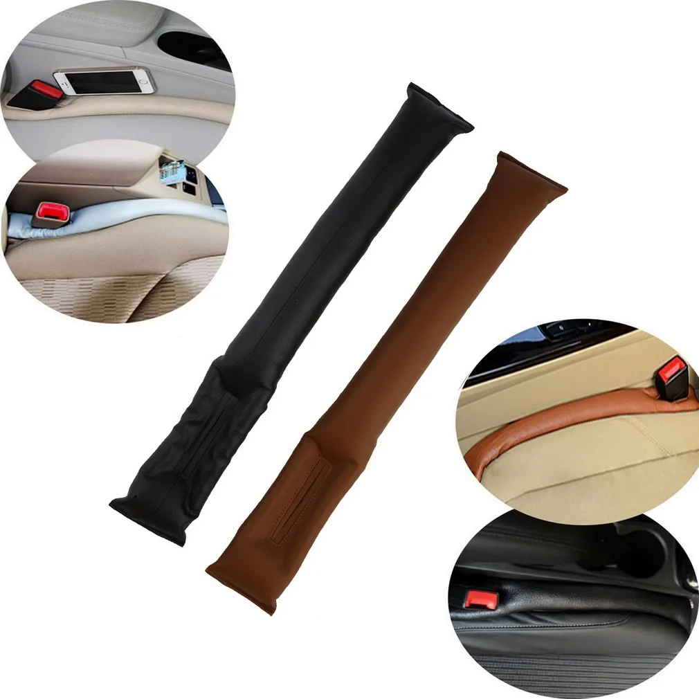 Faux Leather Car Seat Gap Pad Fillers Holster Spacer Padding Protective
