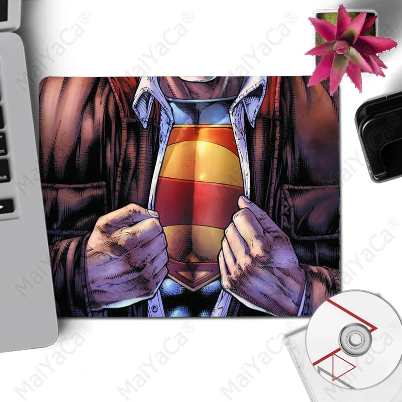 Maiyaca Забавный DC Comics прочный резиновый коврик для мыши прокладка резиновая мышь прочный коврик для мыши на стол - Цвет: No LockEdge 25x29cm