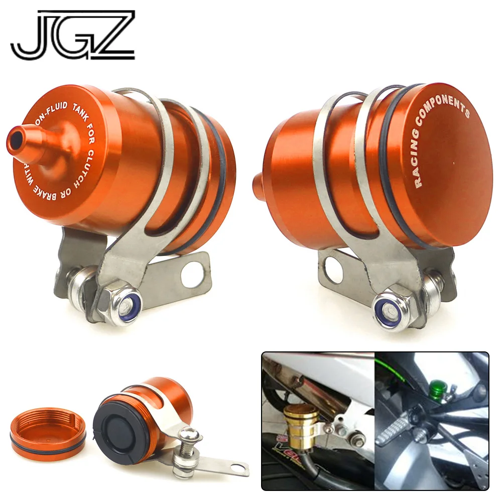 

Orange CNC Aluminum Motorcycle Rear Brake Fluid Tank Reservoir Cup for KTM 125 200 250 390 690 790 1290 Duke RC390 2017 2018