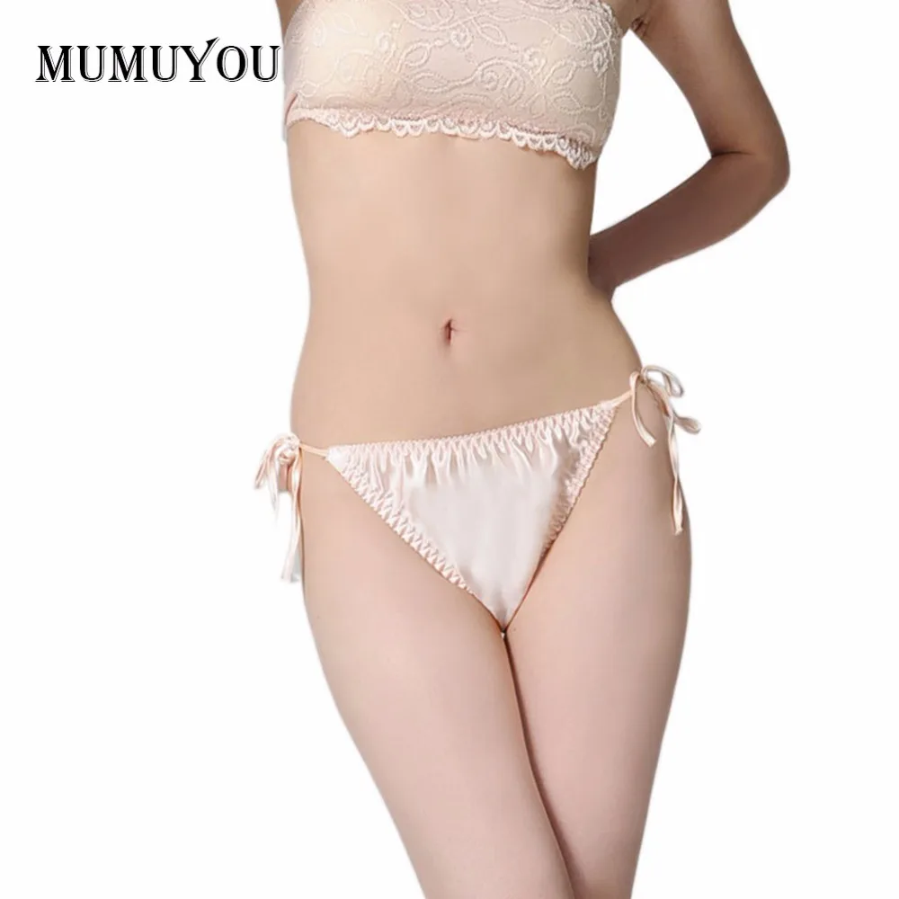 3 шт. женские шелковые Трусы стринги из 100% шелка|panties underwear|soft pantiessilk briefs |