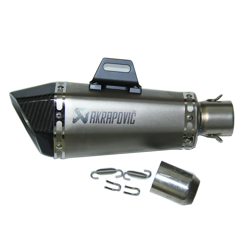 Yolinson 51 мм уличный мото Akrapovic выхлопная труба Yoshimura углеродное волокно двигатель Escape для Z800 Z750 TMAX530 ER6N KTM ninja