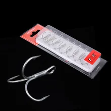 FTK рыболовный крючок Baitholder муха завязывание тройной крюковая рукоятка крючок Бас Приманка держатель набор соленой воды 10 шт./партия игла рыболовный крючок 709