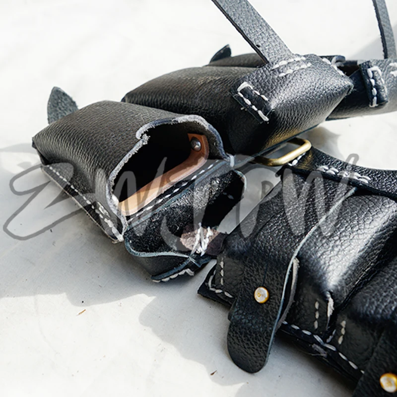 WWII WW2 армейская 98K патронная сумка для кассеты Mause Triple 1 шт. DE/104103|ammo pouch|triple magazine