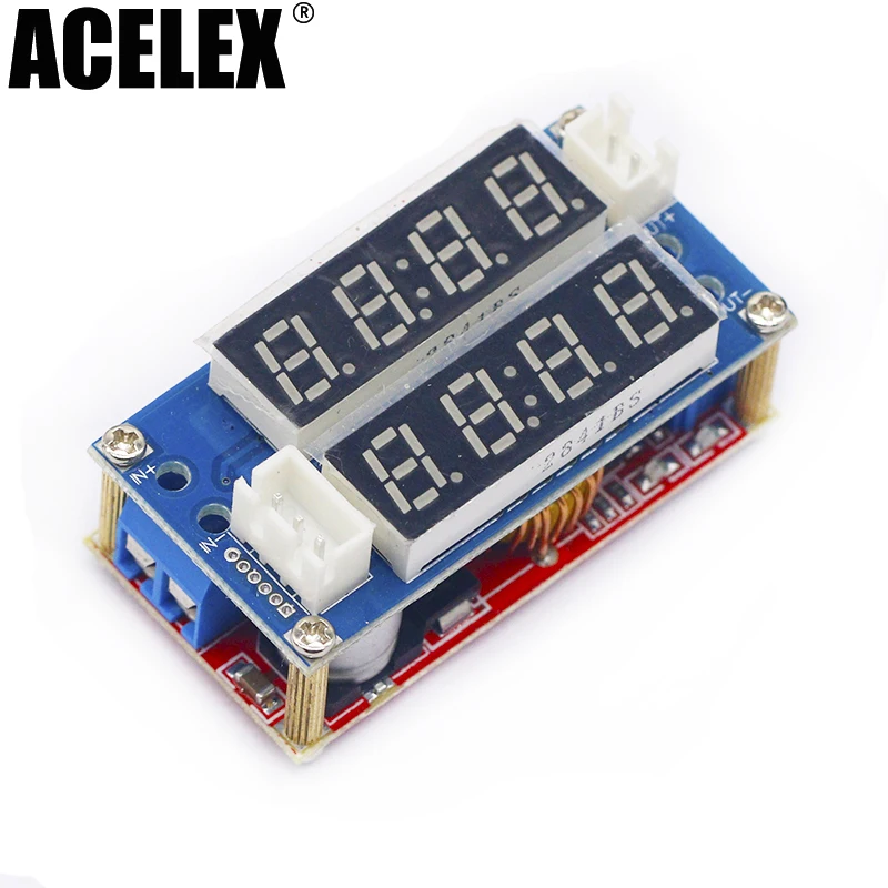 

5A Adjustable Power CC/CV Step-down Charge Module LED Driver Voltmeter Ammeter Constant current constant voltage