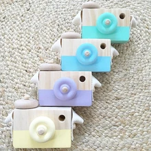 Очаровательный деревянный фотоаппарат игрушка ребенок креативный шеи фотография игрушка в виде ведьмы детский фестиваль подарок детские развивающие игрушки, Прямая поставка