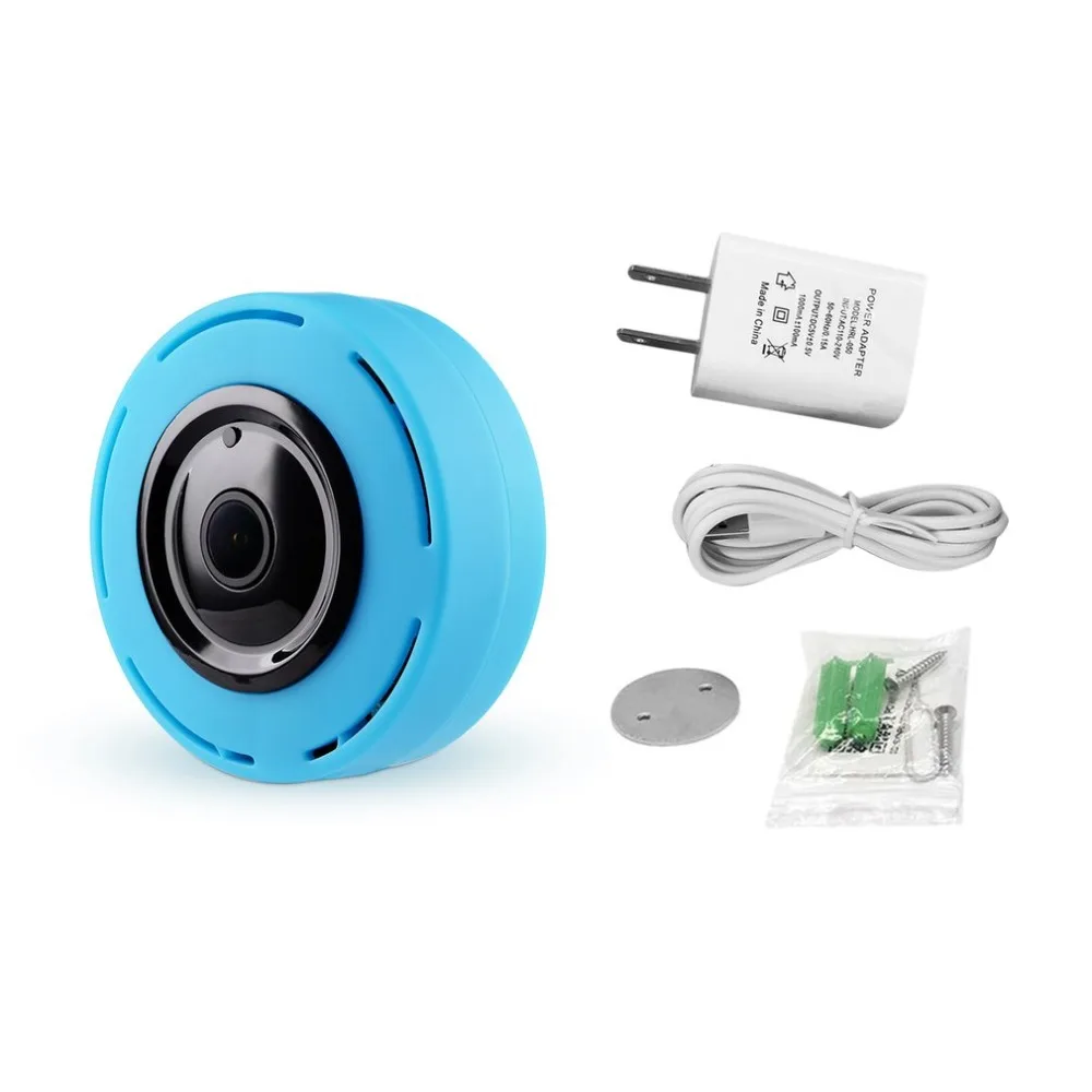 

LESHP Mini Smart Wireless Monitoring Camera 720P HD 180 degrees WIFI Panoramic P2P Network Camera Household