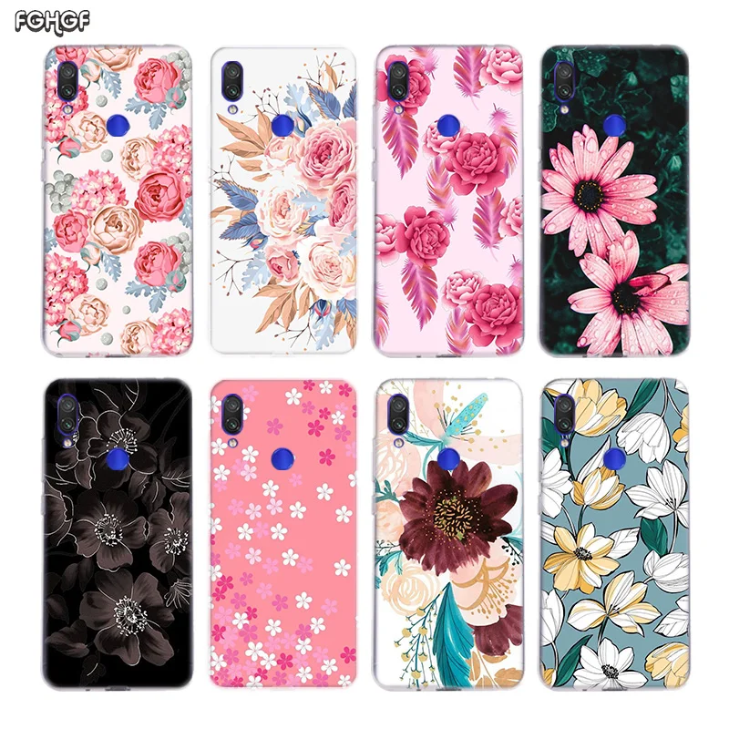 

Sexy Floral Case For Xiaomi Xiomi redmi Note 7 Pro 6 5 4 4 4A 4X 5 Plus 5A 6 Pro 6A S2 Silicone TPU Printing Cover