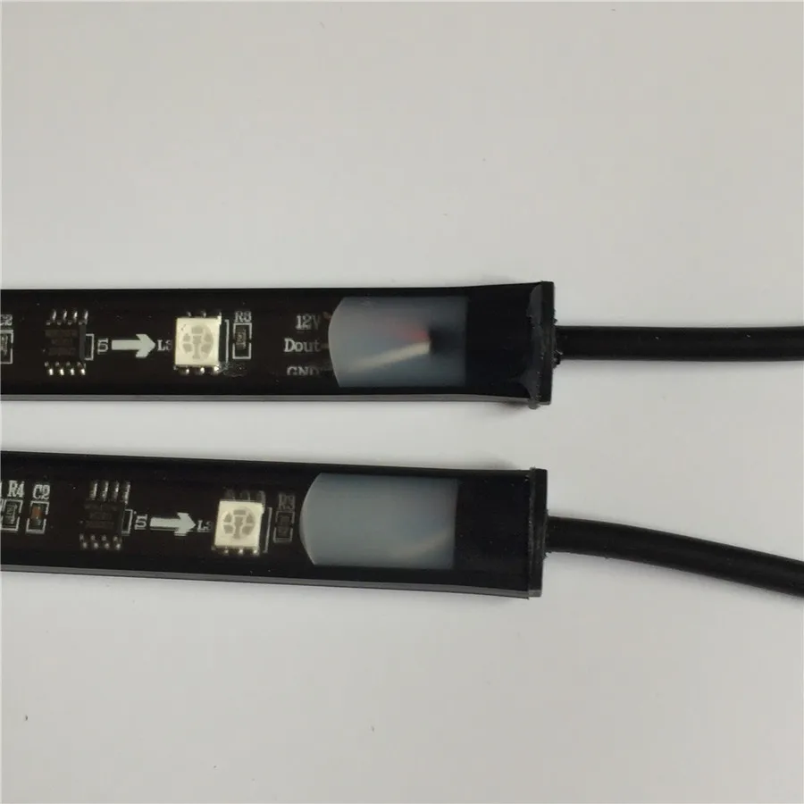 Автомобиль красочный шасси атмосферная лампа 5050 SMD 210 модель гибкий светодиодный неоновая осветительная лента комплект W/телефон приложение управление DC 12 V