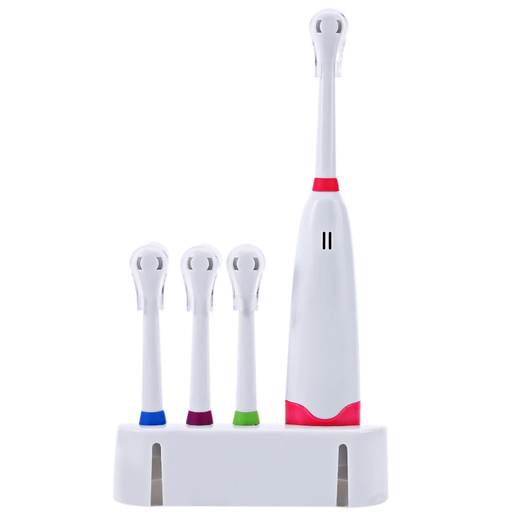 1 Set New Design Battery Operated Electric Toothbrush Waterproof Dental Care Revolving Toothbrush Heads + 3 Nozzles Oral Hygiene 1 Set New Design Battery Operated Electric Toothbrush Waterproof Dental Care Revolving Toothbrush Heads + 3 Nozzles Oral Hygiene